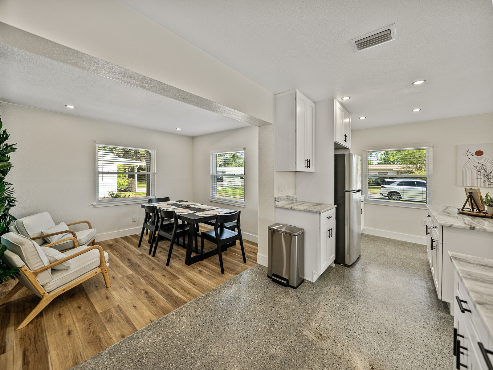 Dining after renovation
